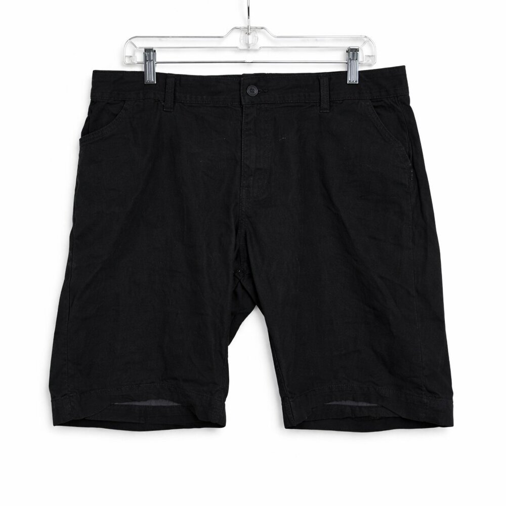 St. John's Bay Bermuda Shorts 20W Dark Wash Stretch Denim Casual Plus Size